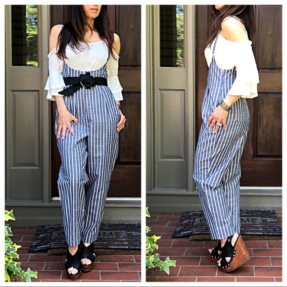 ✨LAST ONE ✨Absolutely unique Striped jumpsuit - Picture 6 of 8